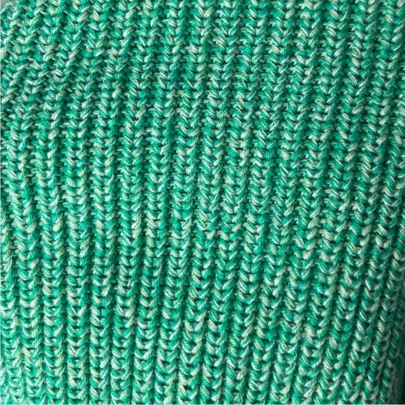 COS Green Marled Knit V Neck Pullover Sweater Vest Light Academia S - Picture 10 of 12